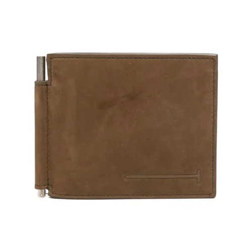 TF Кожа Кошелек Мужской Оливково-коричневый