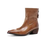 Коричневый без подкладки