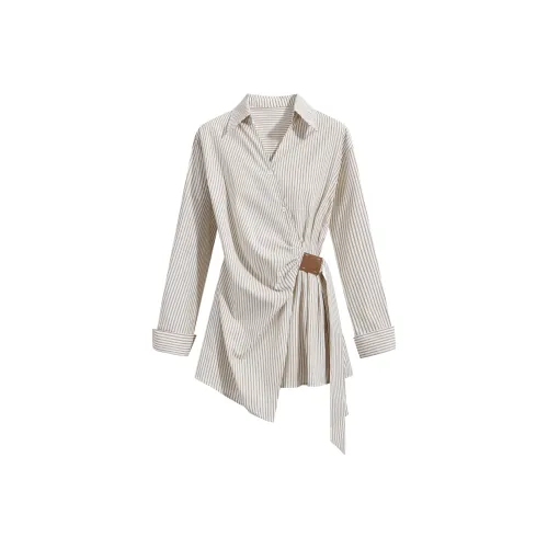 ONENINE34PM Полосатая рубашка женская