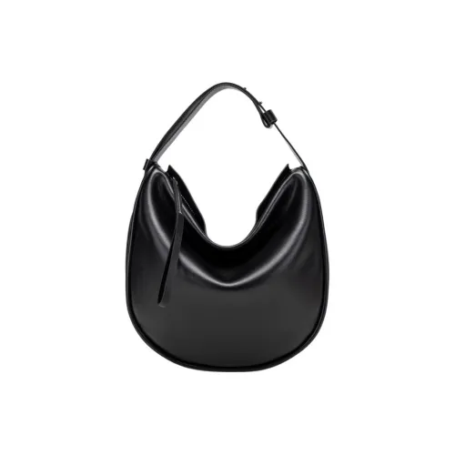 SHIZIYOUA Коровья кожа Сумка через плечо Стандартная Мужская Черная