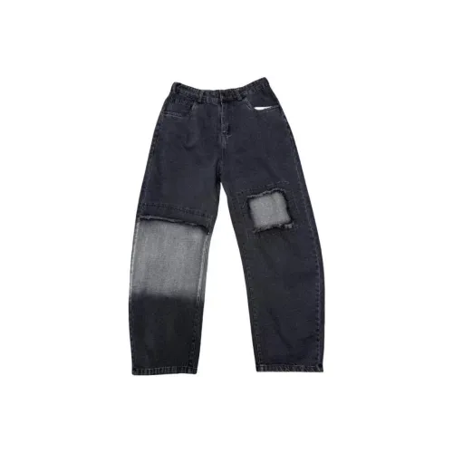 PWUE Черные Унисекс Джинсы