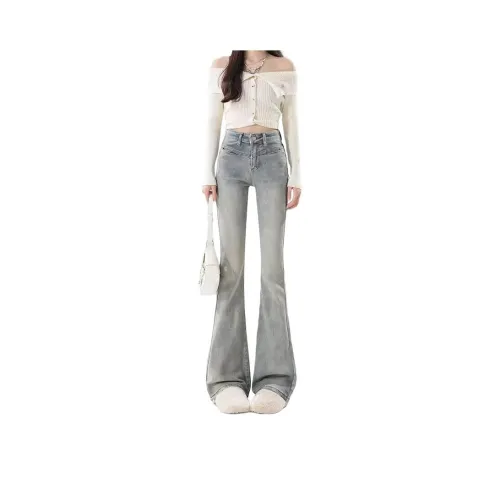 YEARNED Светло-синие женские джинсы