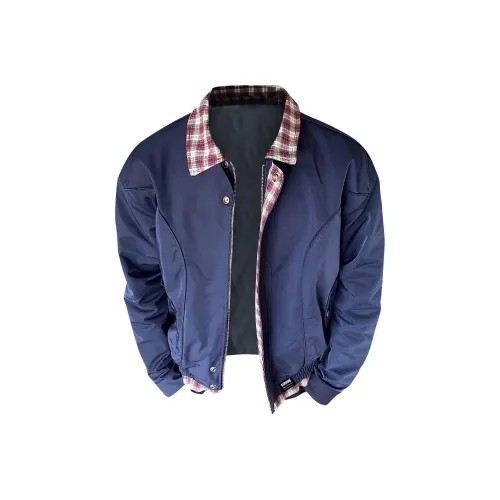 KIRHNE Темно-синие унисекс куртки