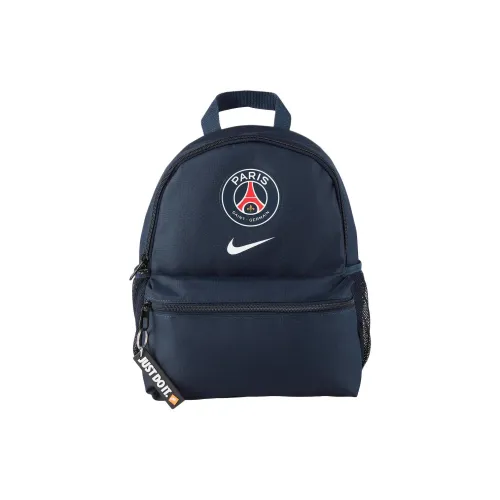 Nike PARIS SAINT GERMAIN Логотип бренда Рюкзак Мини Унисекс Темно-черный