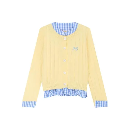 MDEHT Жёлтый Женский Трикотаж