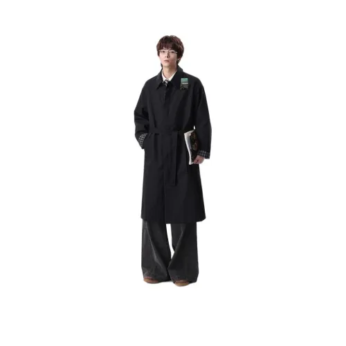 NOAHGIGI Черный Унисекс Тренч