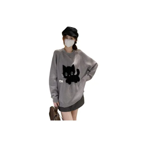 MDEHT Серый Женский Трикотаж