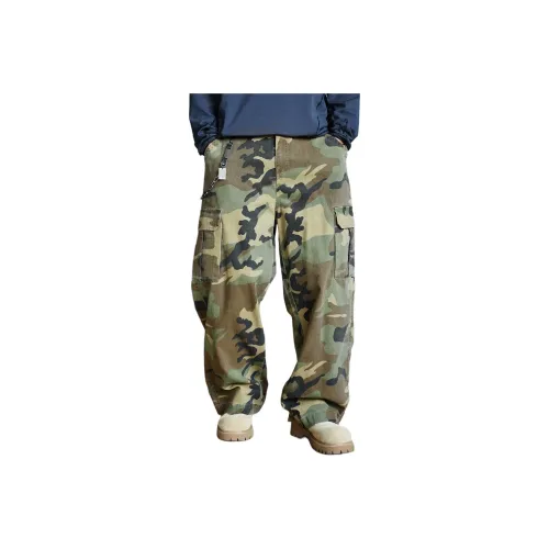 ZHANDASHUAI Камуфляж Унисекс Карго Брюки