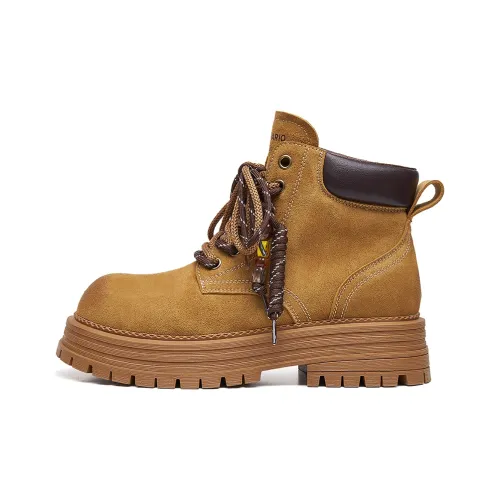 Joy Mario Martin Boots Yellow Women's