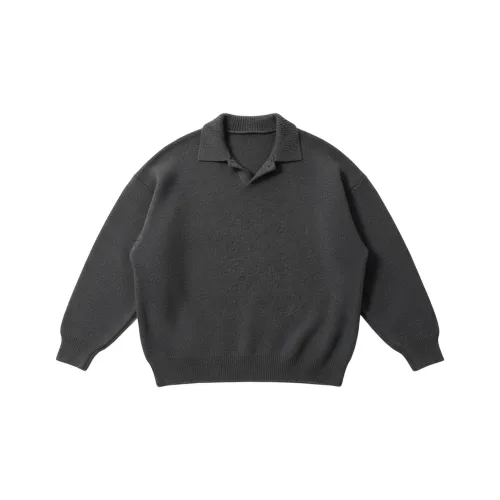 GANGZAI Серый Унисекс Трикотаж