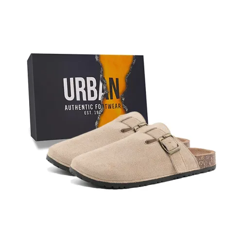 URBAN AUTHENTIC Резиновая подошва противоскользящие устойчивые к истиранию домашние тапочки унисекс