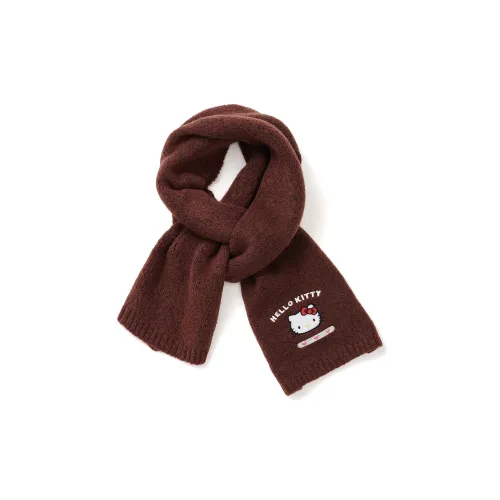 Sanrio Hello Kitty Полиэстер Трикотажные Шарфы Женские