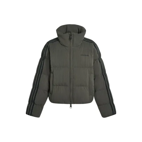 Adidas Originals Essentials Елочка Узор Пуховик Женские