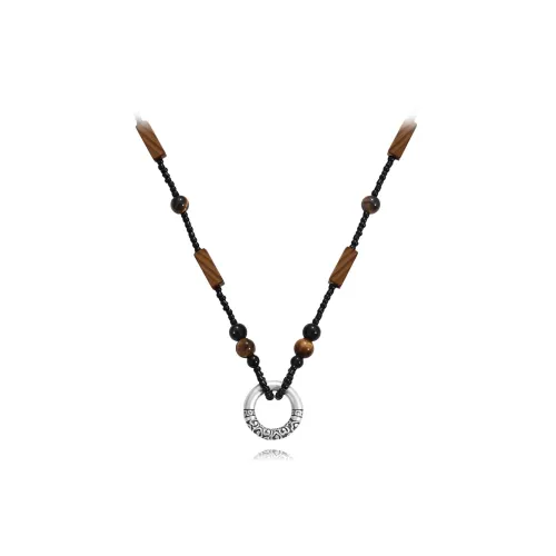 MUYAN Ожерелье с камнем тигрового глаза Унисекс