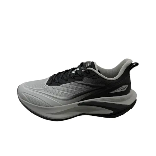 Erke Shock Absorbers Устойчивые к истиранию Анти-перекатные Водонепроницаемые Противоскользящие Низкий Топ Беговые кроссовки Мужские Серый Черный