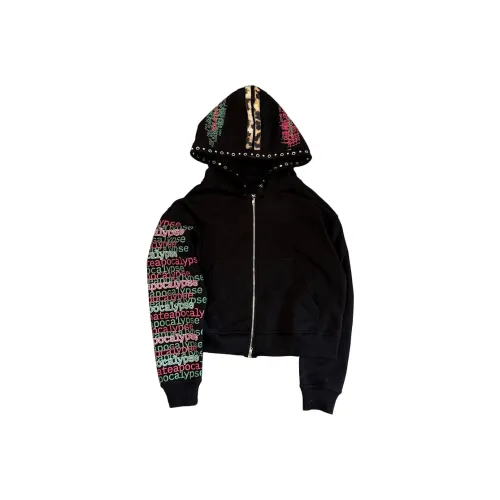 YICHEN Черный Унисекс Свитшоты