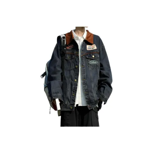 YUNPO Синий Унисекс Куртки