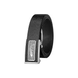 [Ширина: 3,8 см] Черный с серебряной застежкой