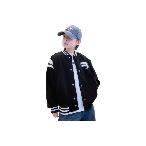 Mu Qingqing Черный Kids Бейсбольные Джерси