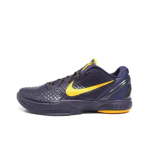nike Zoom Kobe 6 Imperial 'Фиолетовый' Нескользящий Легкий Низкий Топ Баскетбольные кроссовки Мужской Фиолетовый
