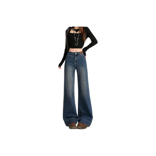 7 SEVFUN Винтажные синие женские джинсы