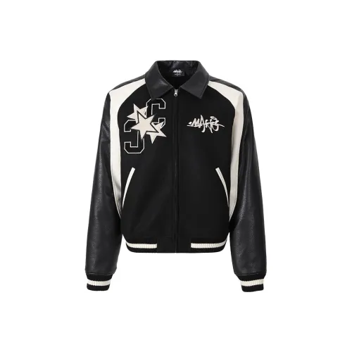 Makemore Черный Белый Унисекс Куртки