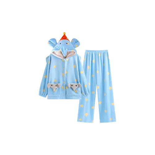 CHATING Пижамный комплект женский синий