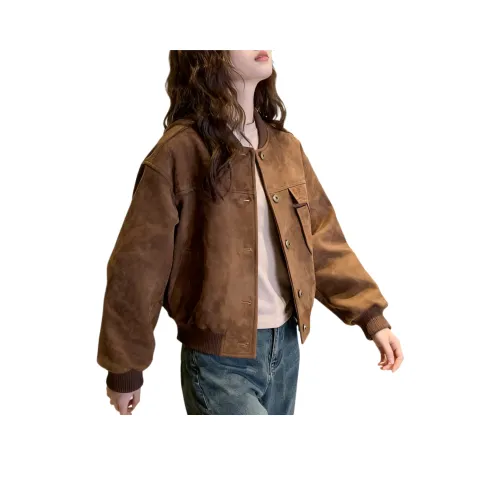 Lan Miao Хаки Женские Куртки