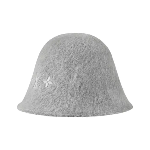 LOUIS VUITTON Мохер Шапки и Кепки Женские Серые