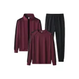 Бордовый + Черный - Трехкомпонентный комплект [Шнурок]