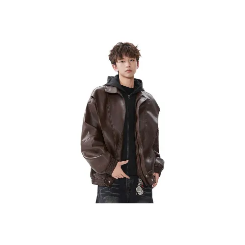DIBINSAI STUDIO Кожа Куртка Унисекс