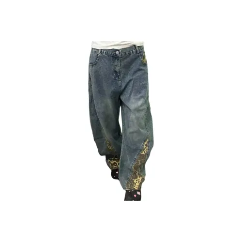 Clog Heel Синий Унисекс Джинсы