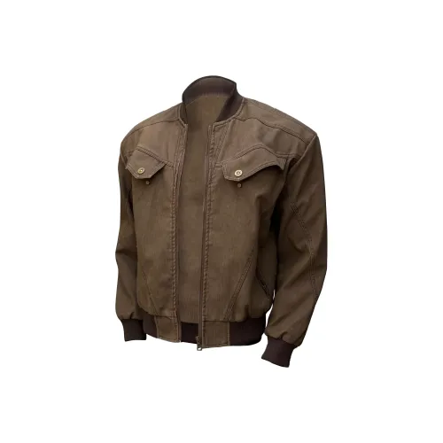 YCCLCC Коричневый Унисекс Куртки