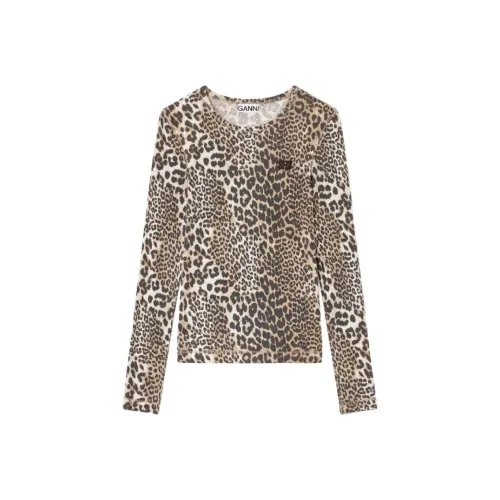 GANNI Коричневый Женские Свитера