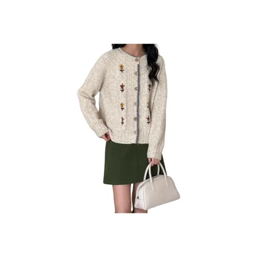 MDEHT Овсяный Женский Трикотаж