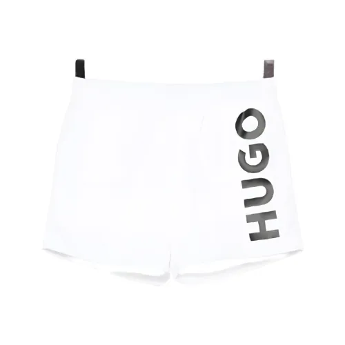 Hugo Boss Белые Мужские Пляжные Шорты