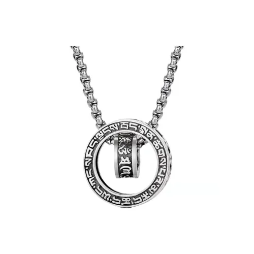 Crisp Creek Ожерелья из титанового стального сплава Мужской