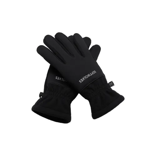 SEPTWOLVES Перчатки из молочного шелка Мужские