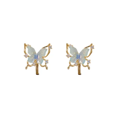 BONAS Copper Stud Earrings Women's BONAS Медные серьги-гвоздики женские