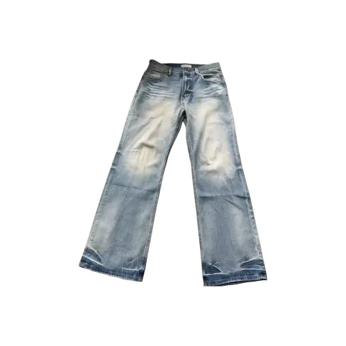 CAT'S PAW Синий Унисекс Джинсы