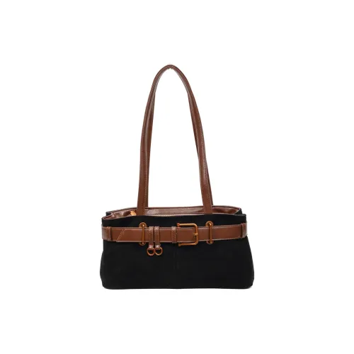 BUBM ПУ (полиуретан) Сумка через плечо Стандартная Женская Черная Хаки Кофейная Зеленая