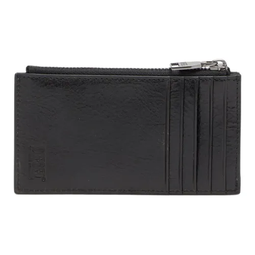DIESEL Коровья кожа Держатель для карт Унисекс Черный