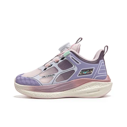 7 PE противоскользящий устойчивый к истиранию легкий амортизация низкий топ детские беговые кроссовки сладкий картофель розовый подростки