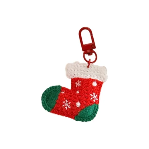 MDH Милый Санта-Клаус Украшение Ткани вязаные Украшение Лось Снеговик Плюшевый Брелок 6,5 см Высота