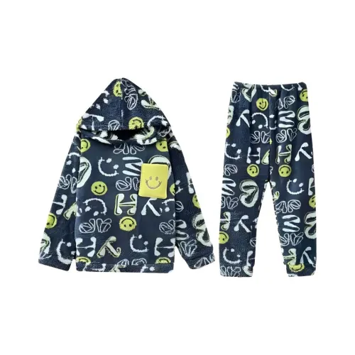 JINXU Синий Мужской Пижамный Комплект