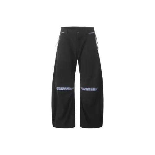 SNEIKLAU Черные Унисекс Повседневные Штаны