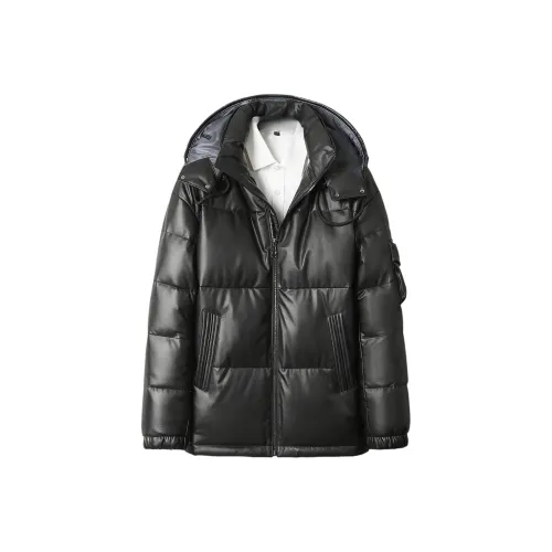 LAOYECHE Черный Мужской Пуховик