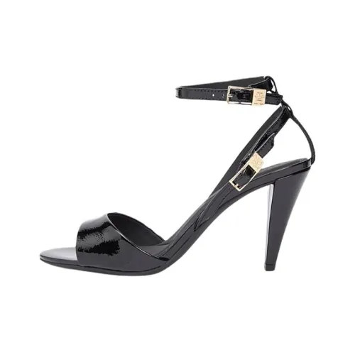 Tommy Hilfiger TH Monogram One Ремень Сандалии 8,5 см Женские Черные