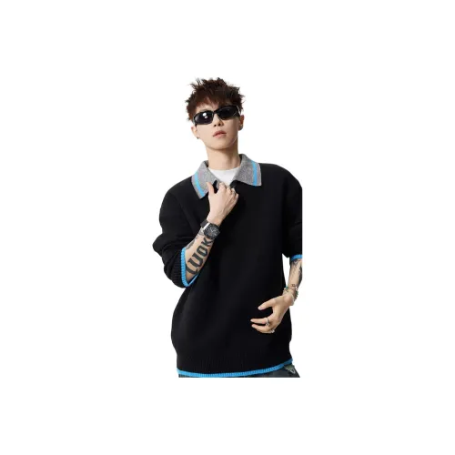 PAINT STAIN Черный Унисекс Трикотаж