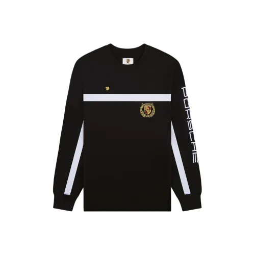 Aime Leon Dore X PORSCHE Коллаборация FW25 Длинный рукав Apex Tee T-рубашка Унисекс